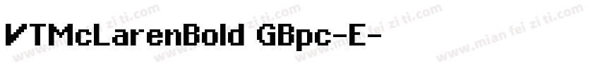 VTMcLarenBold GBpc-E字体转换